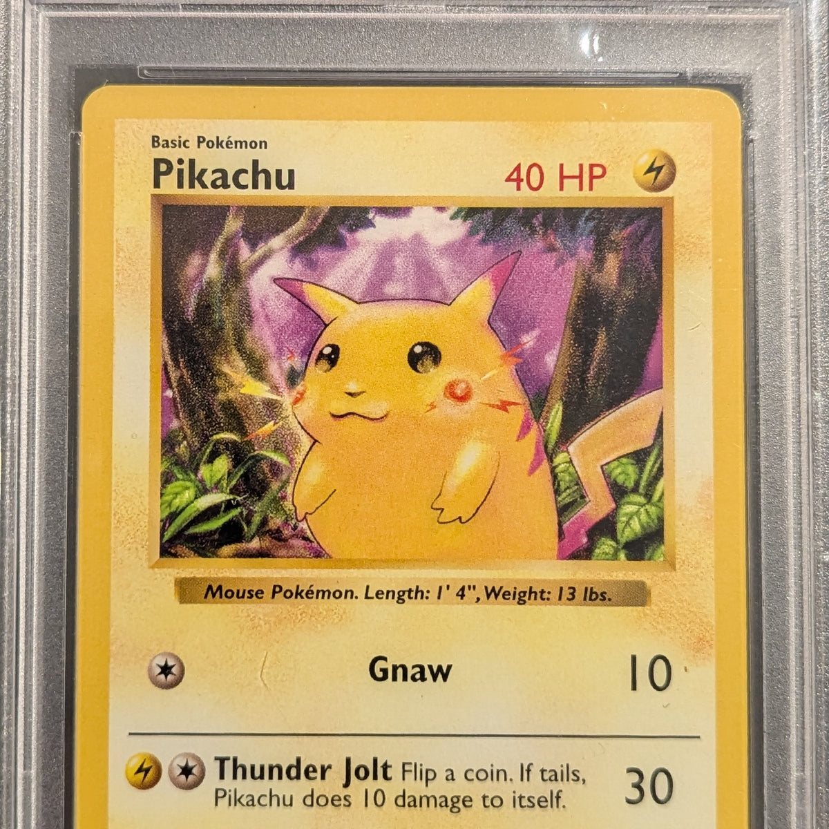 Pokemon TCG Graded Card: 1999 Pikachu Shadowless Red Cheeks #58 Englis Vancity CJ Trading Cards Pokemon TCG Graded Card: 1999 Pikachu Shadowless Red Cheeks #58 Englis Vancity CJ Trading Cards
