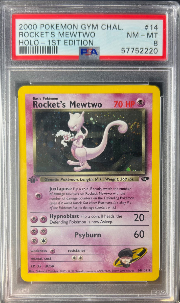 mewtwo first edition card value Pokemon TCG Graded Card: 2000 Rocket's Mewtwo (1st Edition) English #0 –  Vancity CJ Trading Cards