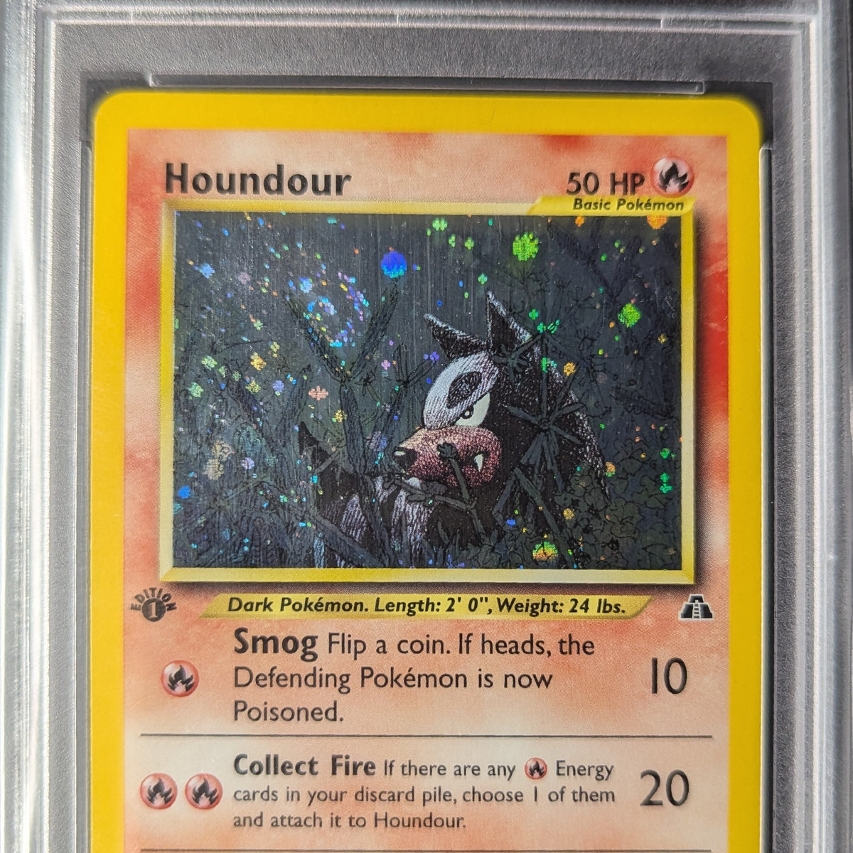Pokemon TCG Graded Card: 2001 Houndour 1st Edition #005 English PSA 8 –  Vancity CJ Trading Cards