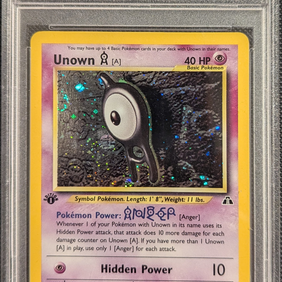 2001 pokemon cards value Pokemon TCG Graded Card: 2001 Unown A 1st Edition #014 English PSA 9 –  Vancity CJ Trading Cards