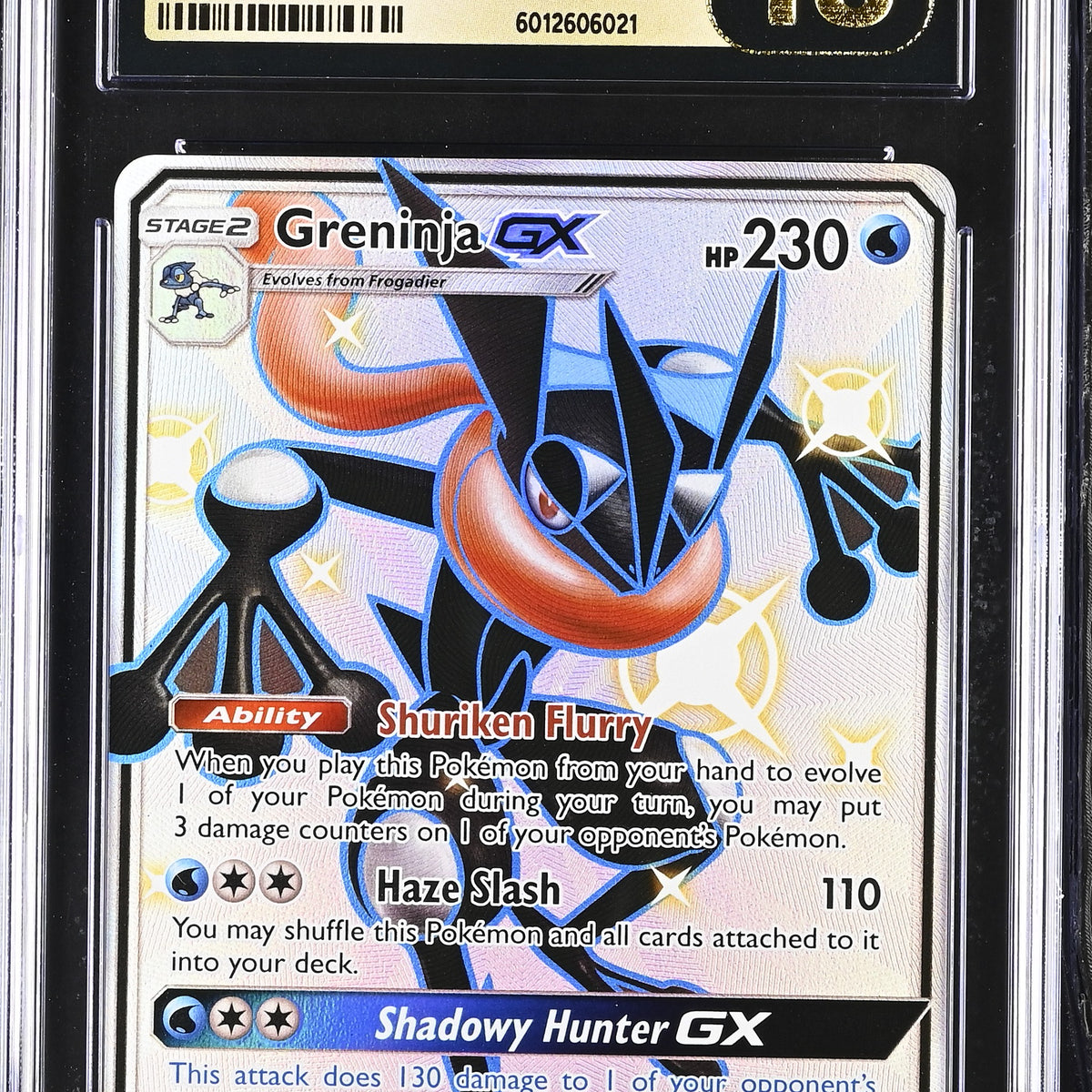 pokemon card greninja gx price 120/131 Full Art (Dont apply Weakness and Resistance for Benched Pokmon.) (You cant use more than 1 GX attack in a game.) Weakness Grass 2 Resistance None None Retreat Cost Greninja GX - 24/131 -
