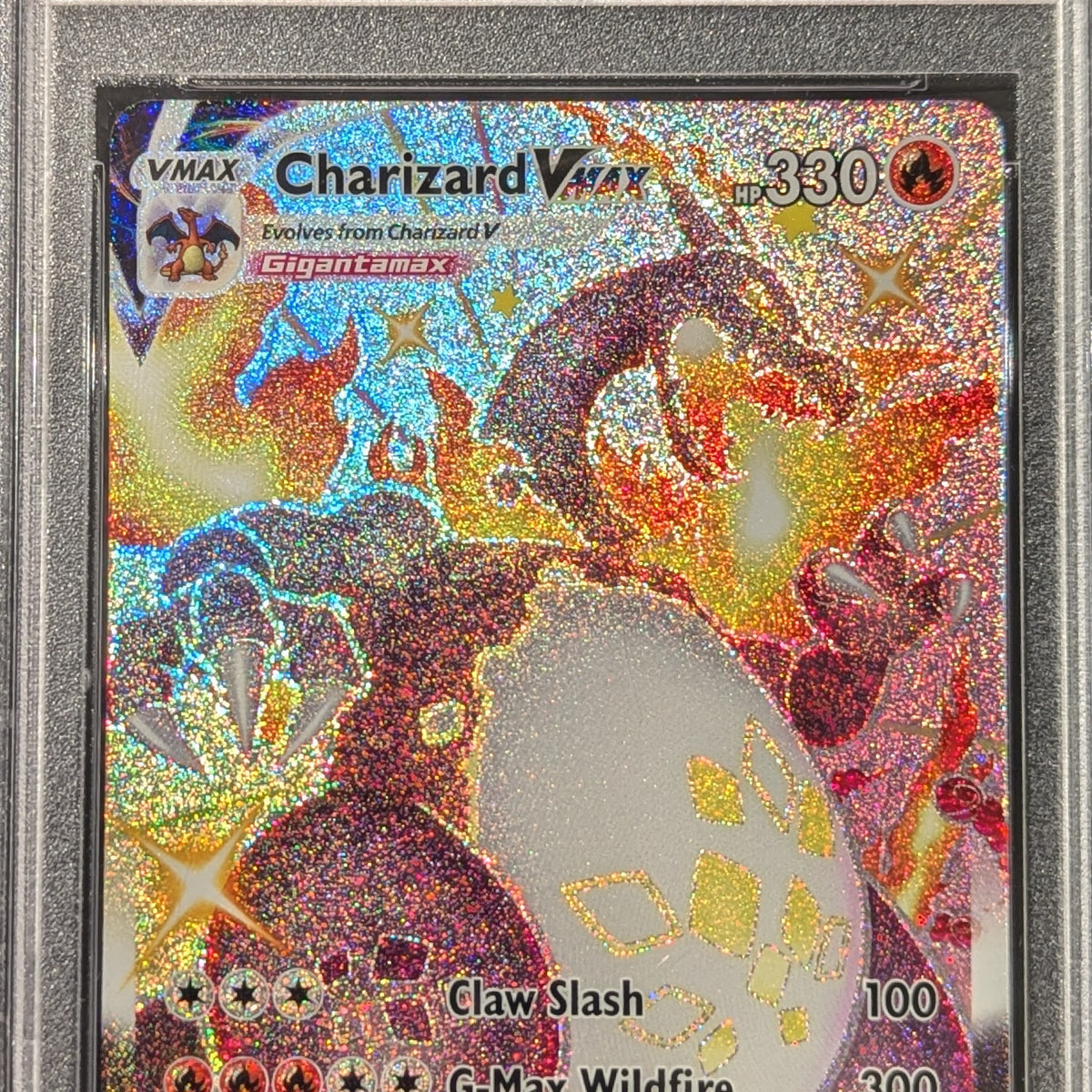 Pokemon TCG Graded Card: 2021 Charizard VMAX English #107 PSA 10 – Vancity CJ Trading Cards