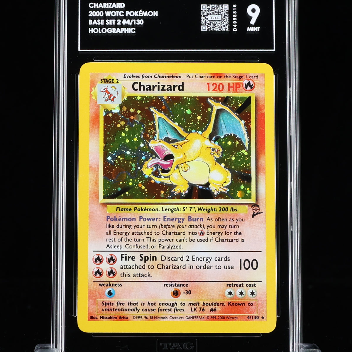 charizard pokemon card 2000 SOLD] TCG Graded Card: (Base Set 2) English #0 – Vancity CJ Trading Cards perfect for serious collectors Profit or Loss? Zacian Expansion Set:Paradox Rift - Single Pack Wilds of Eldraine Art Series