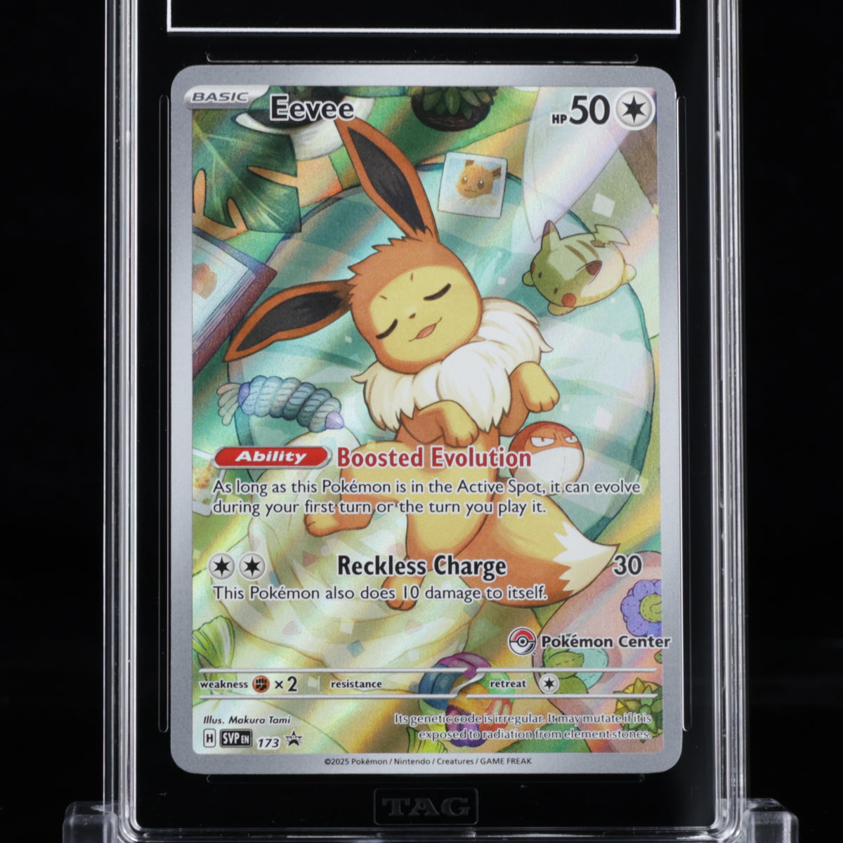 how much is a pokemon energy card worth Pokemon TCG Graded Card: 2025 Eevee Promo [Pokemon Center] #173 TAG 10 –  Vancity CJ Trading Cards