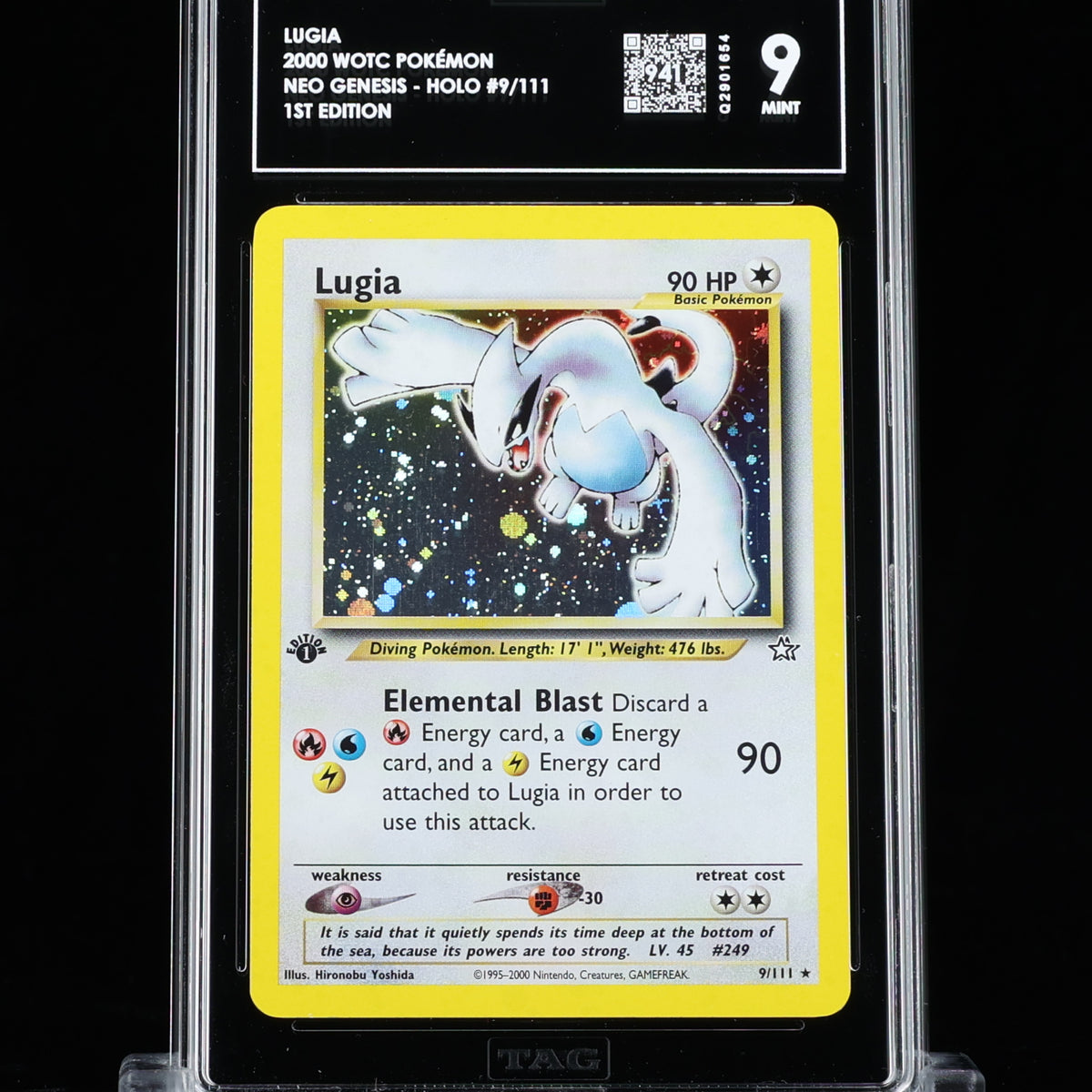 SOLD] Pokemon TCG Graded Card: 2000 Lugia [1st Edition] English #009 –  Vancity CJ Trading Cards