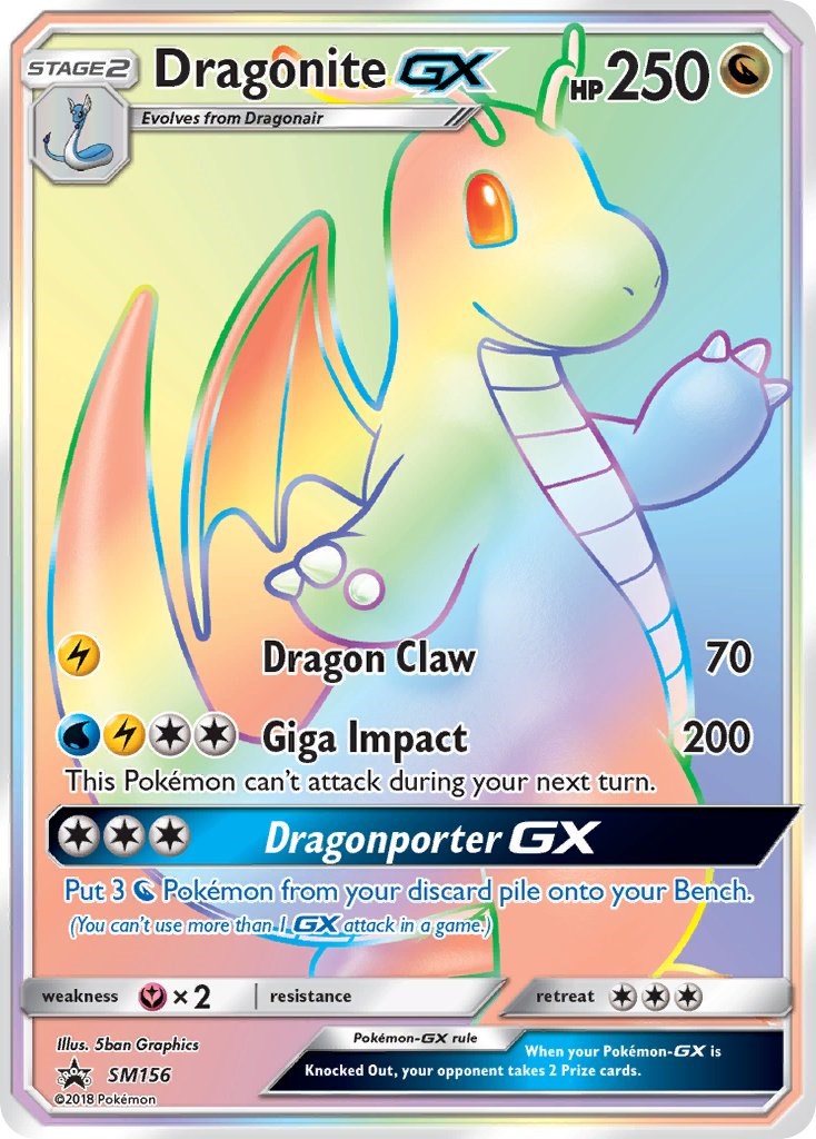 Dragonite GX - SM156 [SMP - SM156] – Vancity CJ Trading Cards