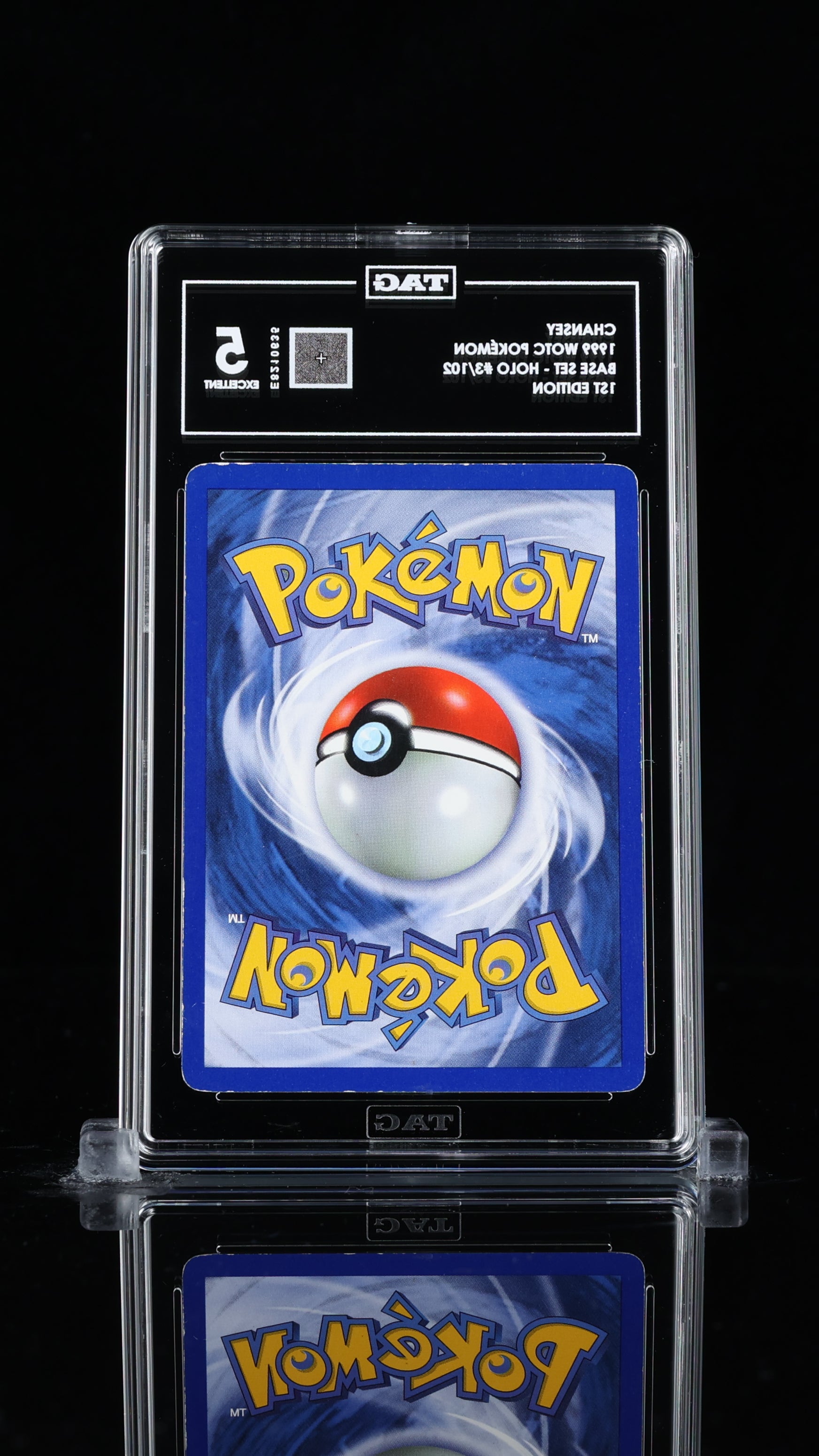 Pokemon TCG Graded Card: 1999 Chansey Base Set (1st Edition