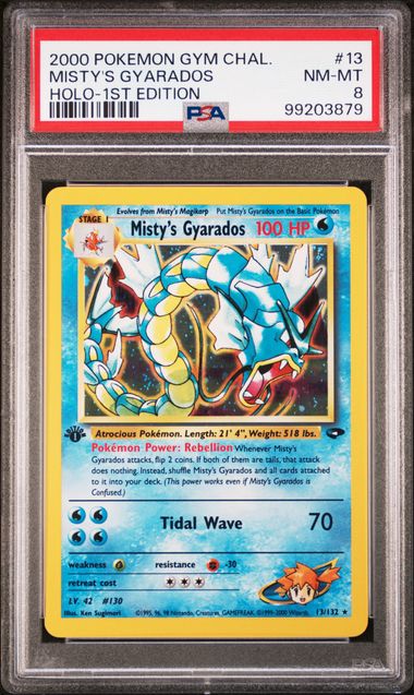 Pokemon TCG Graded Card: 2000 Misty's Gyrados (1st Edition) #013