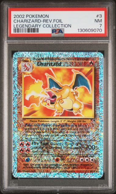 Pokemon TCG Graded Card: 2002 Charizard (Legendary) English PSA 7
