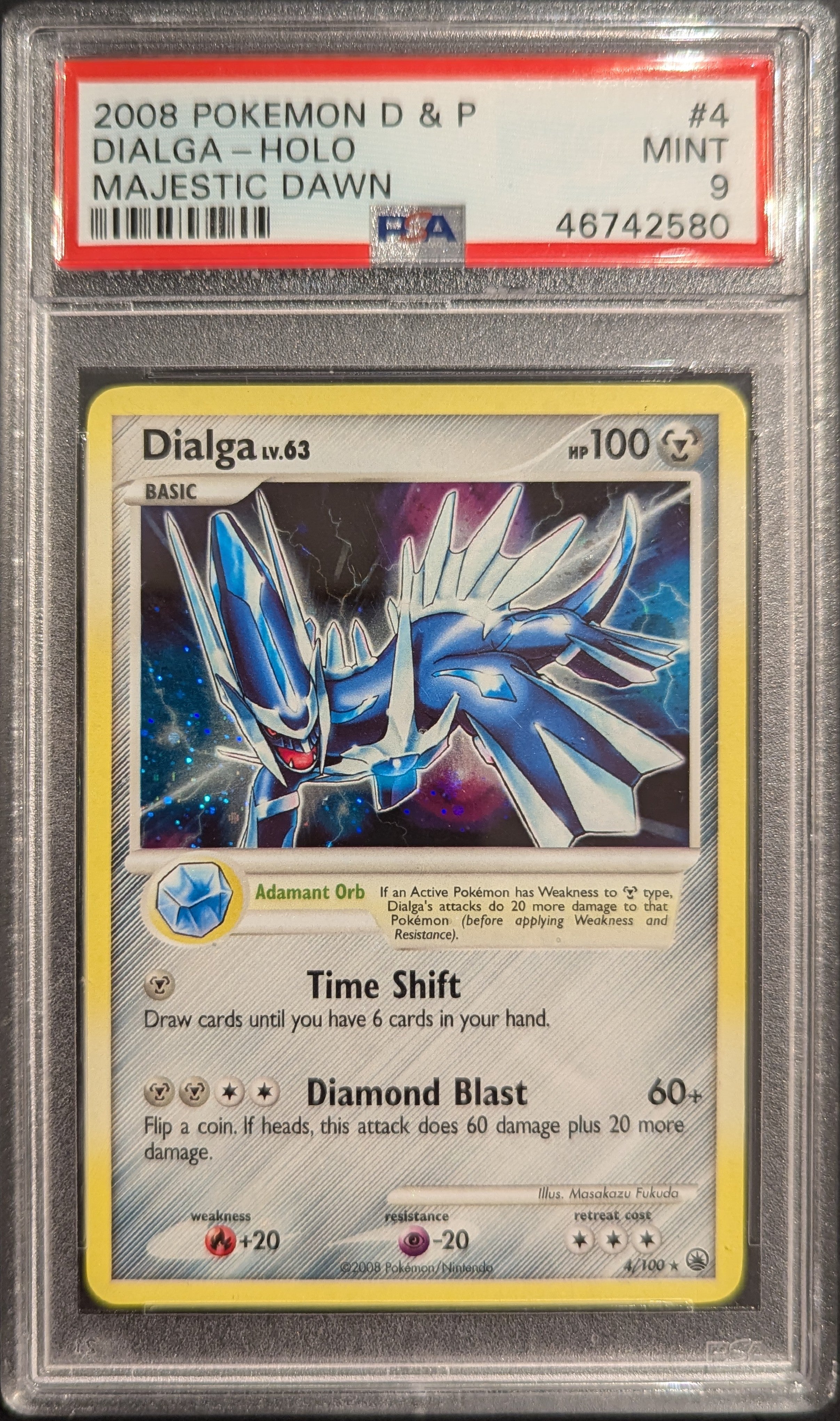 Pokemon TCG Graded Card: 2008 Dialga English #004 PSA 9 – Vancity