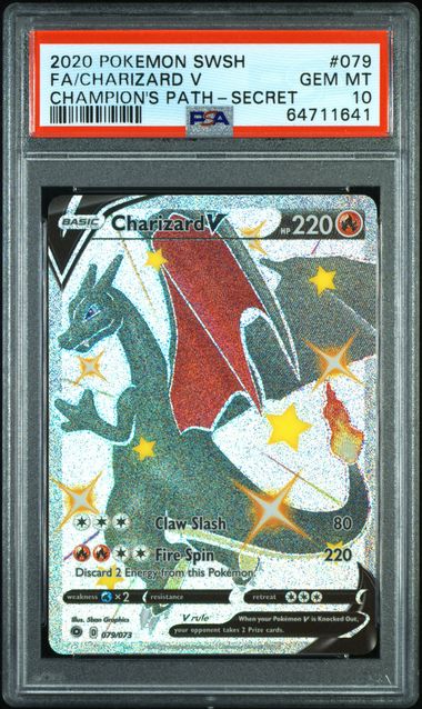 2020年 ポケモンカード Charizard V PSA10 2020 Pokemon SWSH BSP Charizard V PSA 10 Champion's Path