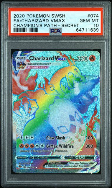 Pokemon deals Charizard VMAX PSA 10