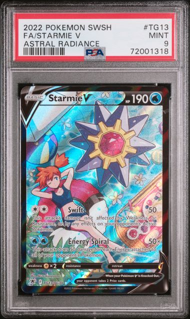 SOLD] Pokemon TCG Graded Card: 2022 Starmie V English TG13/TG30