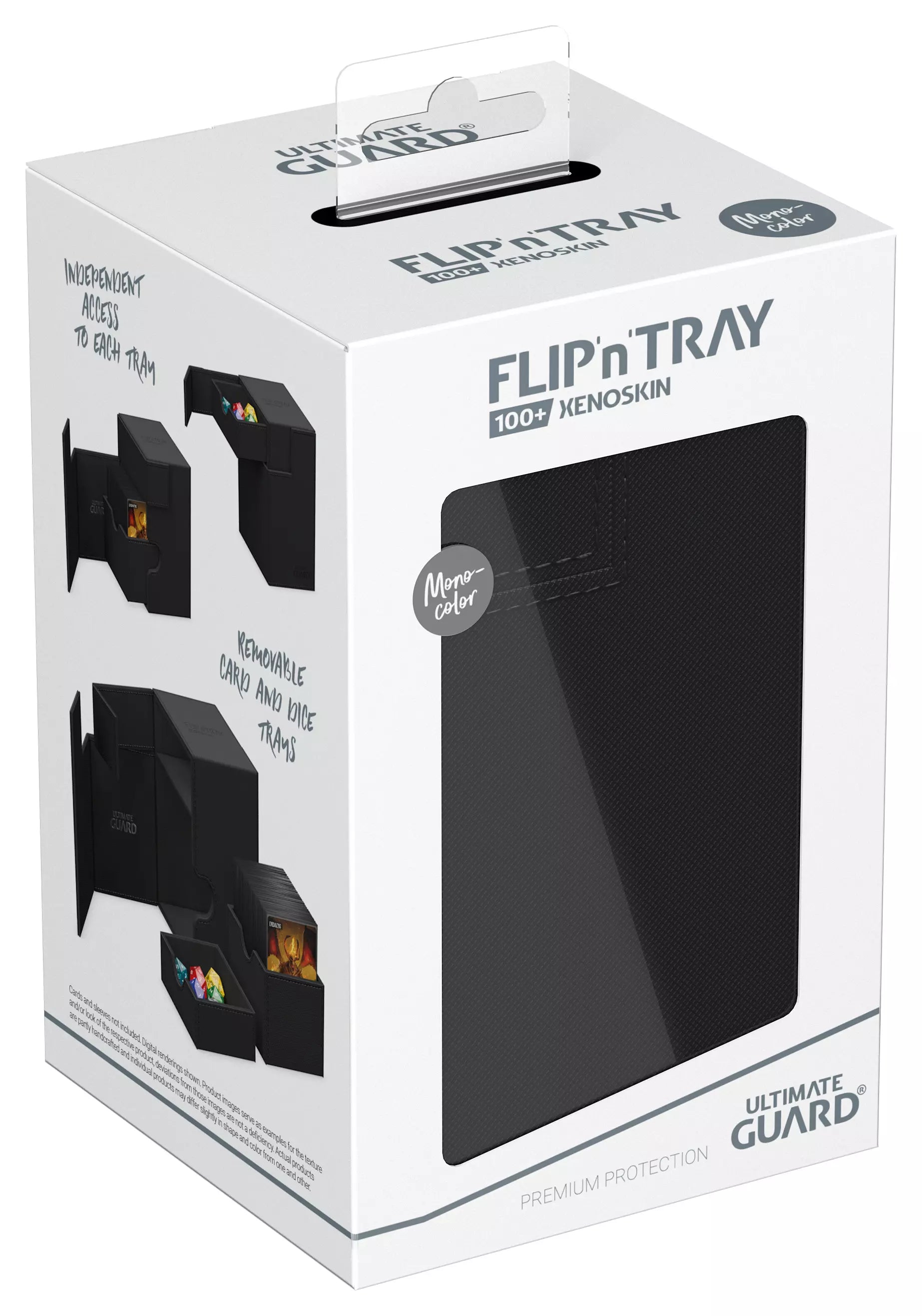 Ultimate Guard - Flip‘n‘Tray 100+ Xenoskin Deck Box - Black