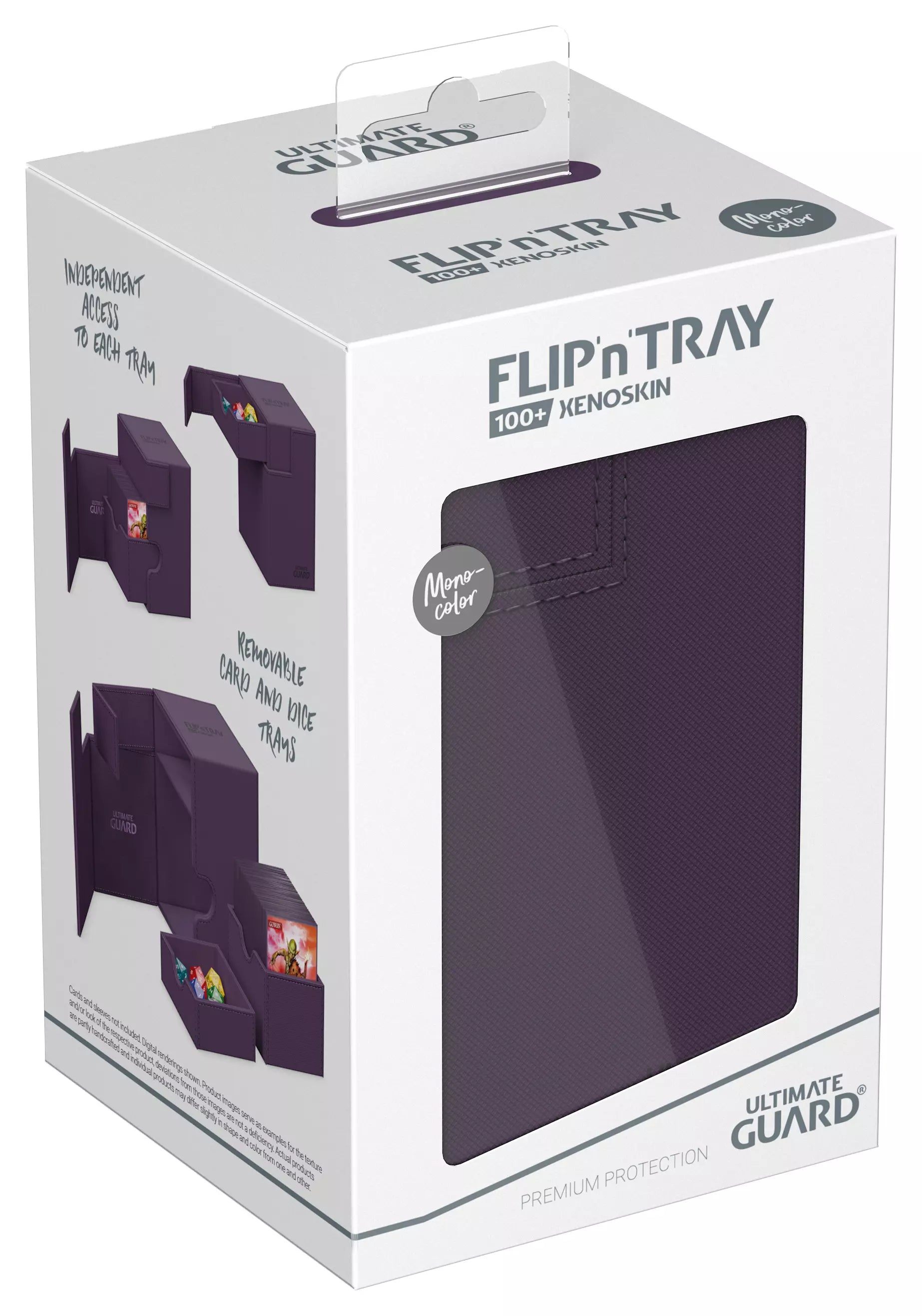Ultimate Guard - Flip‘n‘Tray 100+ Xenoskin Deck Box - Black