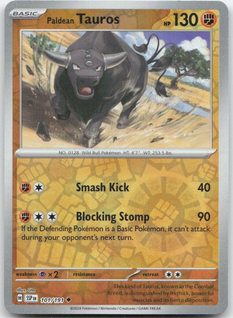 Paldean Tauros - 101/191