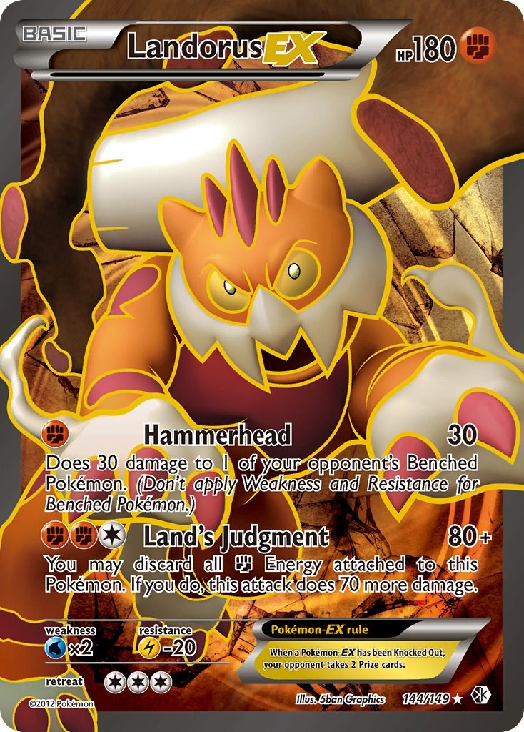 Landorus EX (144 Full Art)