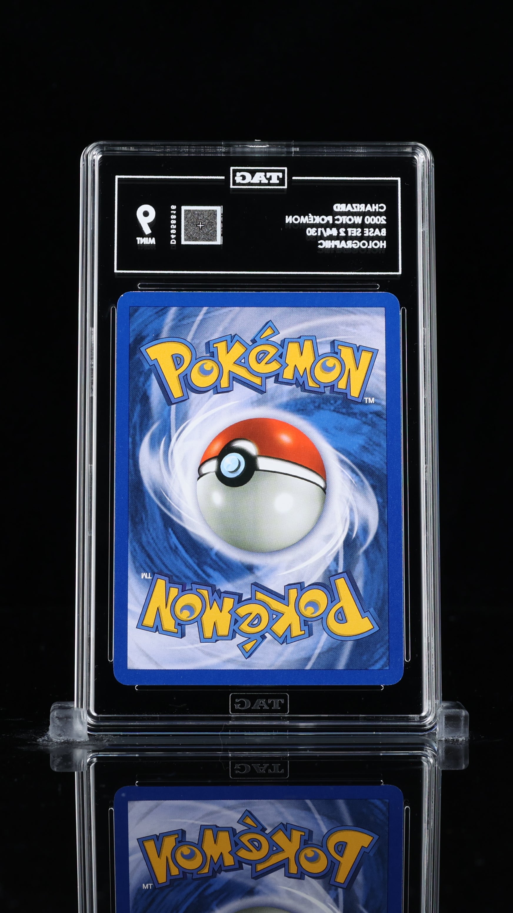 SOLD] Pokemon TCG Graded Card: 2000 Charizard (Base Set 2) English