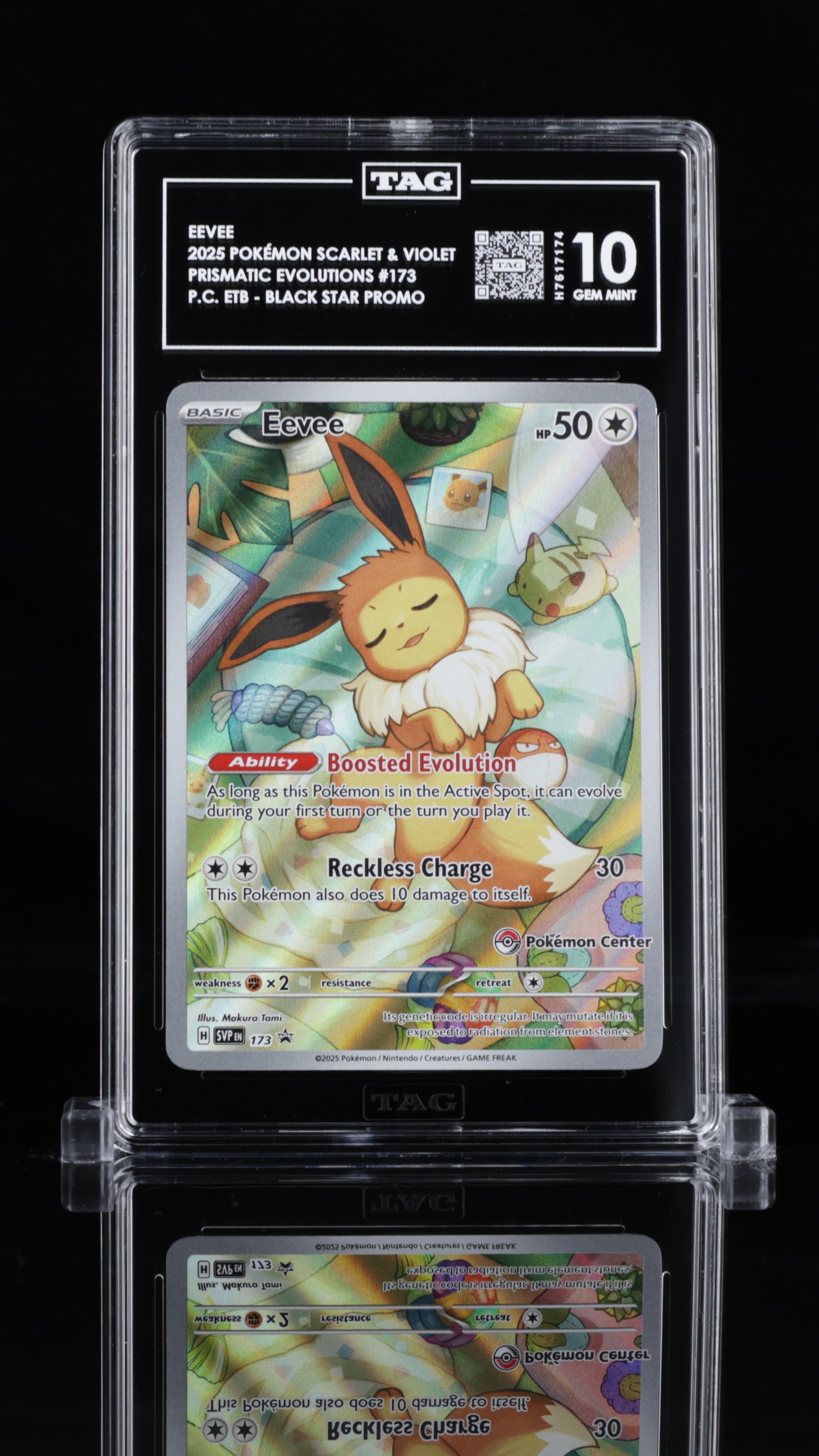 graded eevee pokemon card VMAX SWSH087 (Graded) Case Commemorate your favorite tabletop game with this Eevee 2025 Pokemon Day 25 Promo #074 PSA Authenticated 10 Card PSA 10 Eevee from Prismatic