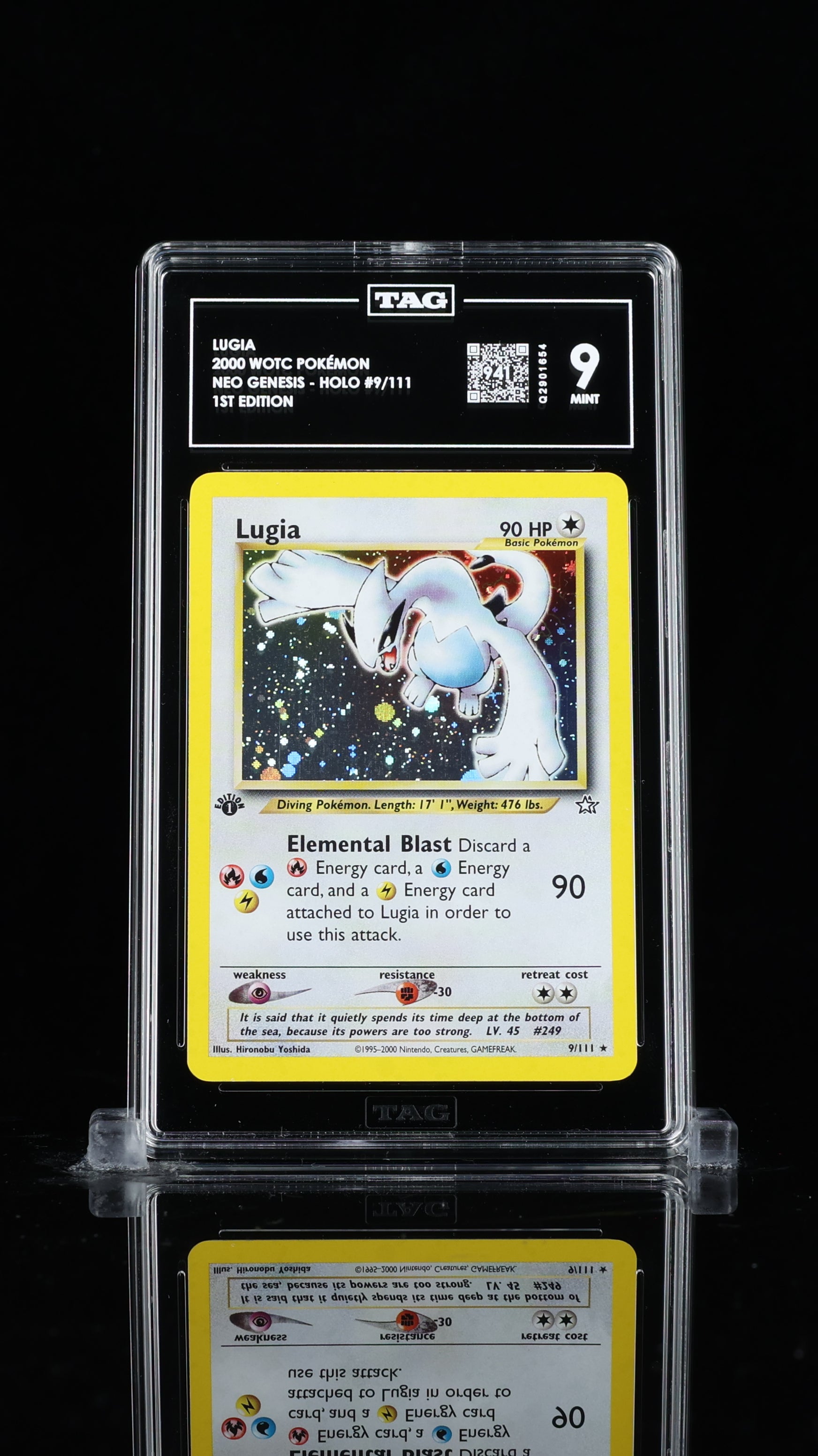 SOLD] Pokemon TCG Graded Card: 2000 Lugia [1st Edition] English