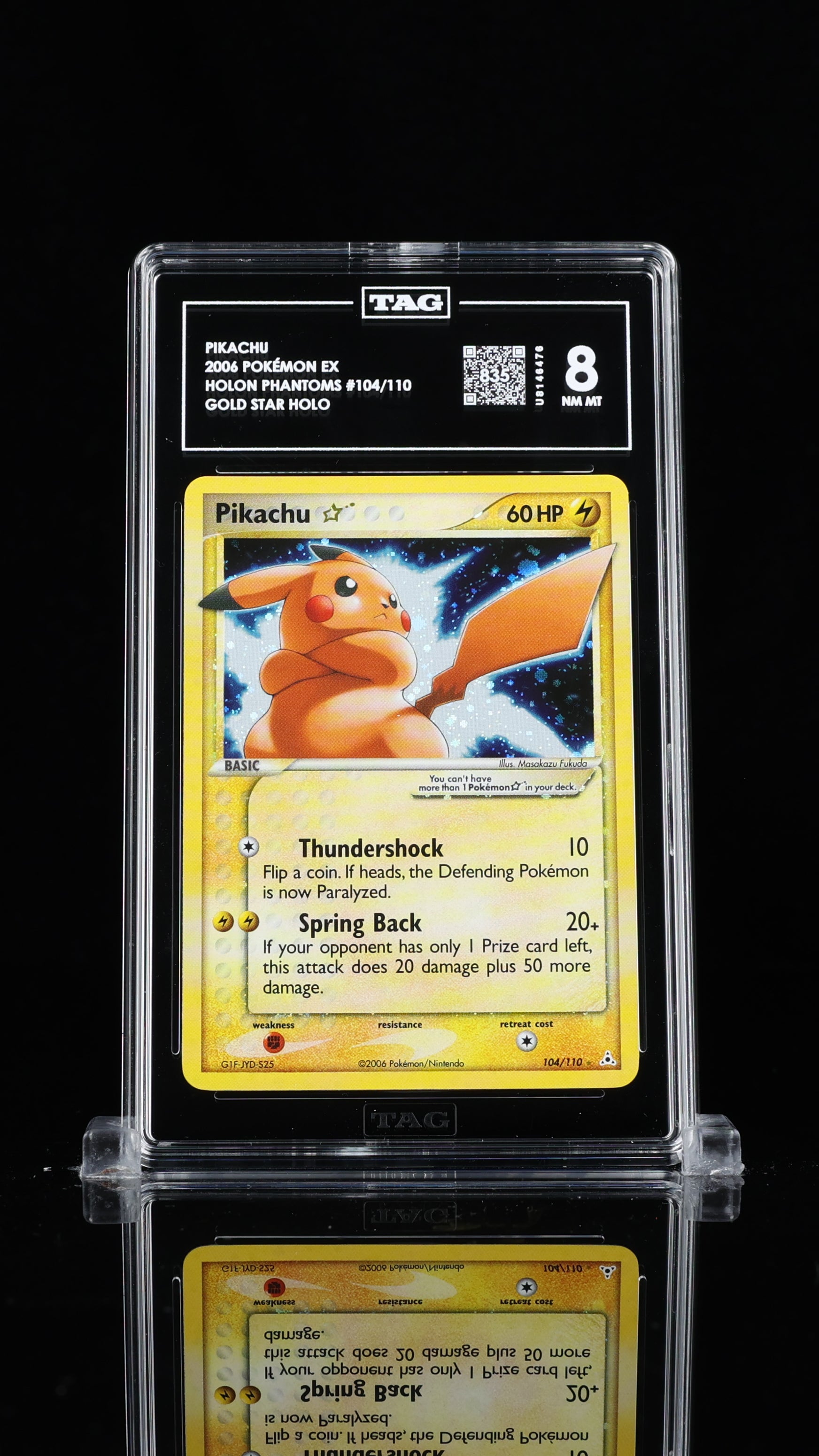 Pokemon TCG Graded Card: 2006 Gold Star Pikachu TAG 8 – Vancity CJ